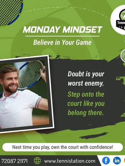 Monday Mindset: Believe in your game. Doubt is your worst enemy, so we train our players to step onto the court with the confidence that they belong there.