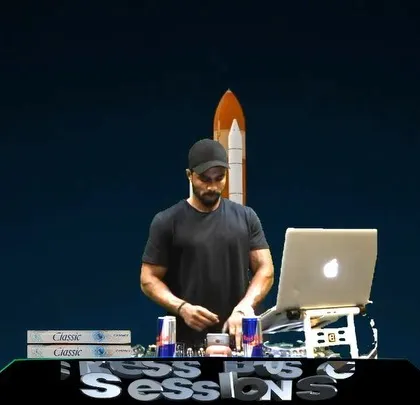 The green screen allowed for some out-of-this-world backdrops during my lockdown sessions.