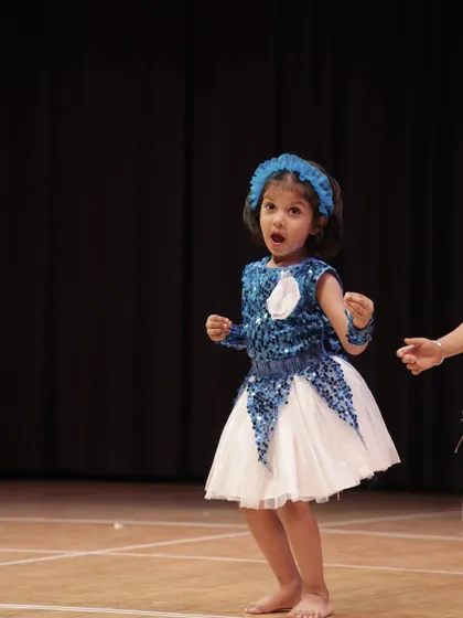 The pure excitement of being on stage, captured in this photo of a 'Dancing Rocket'.