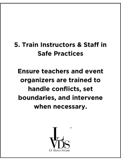 Our instructors and staff are trained in safe practices. They are equipped to handle conflicts, set boundaries, and intervene when necessary to ensure everyone's safety and comfort.