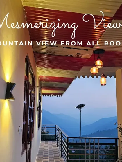 Every balcony at my home opens up to these mesmerizing views of the valley. This is the perfect spot for your morning tea or to simply watch the monsoon clouds roll in.