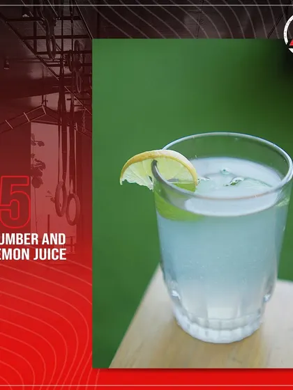 Tip 5: Cucumber and Lemon Juice. A refreshing drink that's full of antioxidants and great for your skin health, helping you beat the heat.
