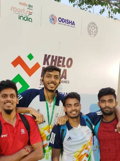 More moments with the team at the Khelo India games.