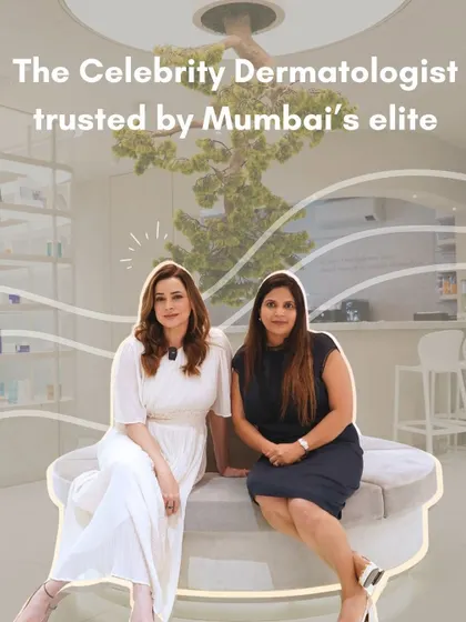 I am proud to be the trusted dermatologist for Mumbai's elite. This image with a client reflects the strong relationships and trust I have built over decades by consistently delivering natural, beautiful results.