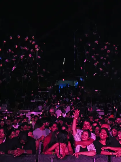 The crowd in Goa was so much fun. Seeing everyone with their hands up, singing along, is the best feeling in the world.