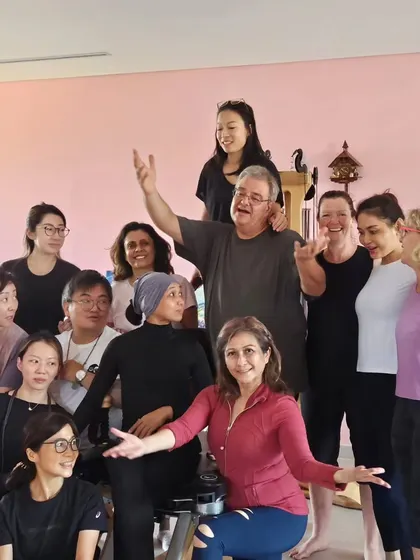 A fun moment captured during one of our training sessions. Learning should be an engaging and joyful process.