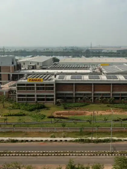I provided sustainable architecture and interior design solutions for the Fanuc India factory in Chennai, a project that won an award for sustainability.