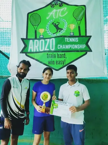 Celebrating the success of our Bandra Gymkhana students at the Arozo Tennis Championship. We are incredibly proud of Jeeya (Runner-up, U/14) and Maya (Semi-finalist, U/10 & U/12).