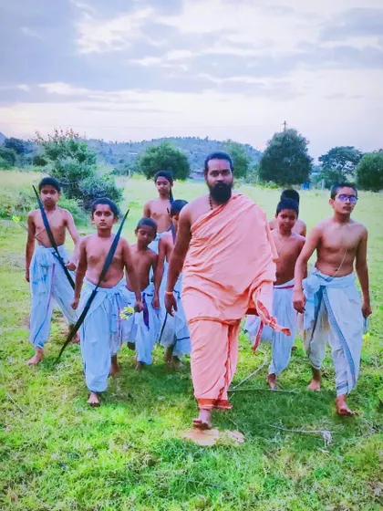 "In the Dhanurveda, the guru's teachings are always meditated upon by the student." I lead my students not just in practice, but in the warrior's way of life, walking the path with them.
