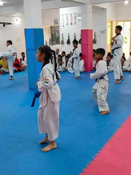 A view from the back of the class.