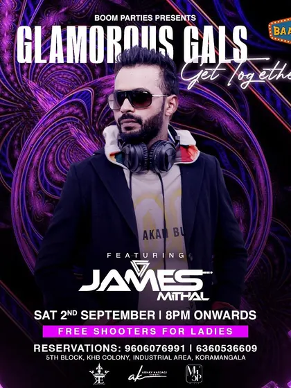 This "Glamorous Gals Get-Together" featured Bollywood and Punjabi music, with the added energy of a live Dhol player to elevate the experience.
