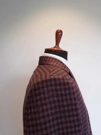 The texture and pattern of our flannel woollens provide warmth and style, perfect for a sophisticated formal look.
