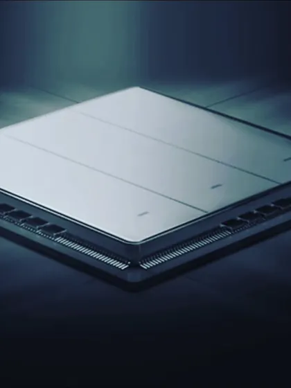 A close-up of the sleek, minimalist design of my smart switch. It's the perfect blend of high technology and sophisticated interior design.