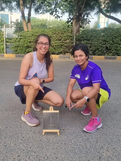 Two of our female warriors on Day 1 of the final week. The war between body and will has begun.
