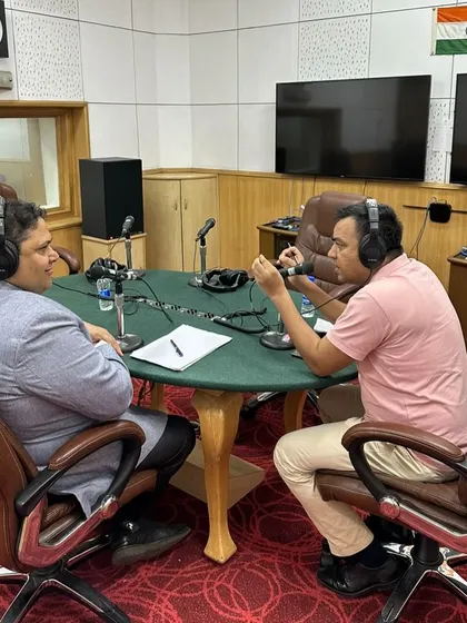 Here, I am live on air, addressing listener queries related to consumer protection law. I believe in empowering consumers with knowledge, and I use these platforms to offer clear guidance on how to handle cases of faulty products or poor service through effective dispute resolution channels.