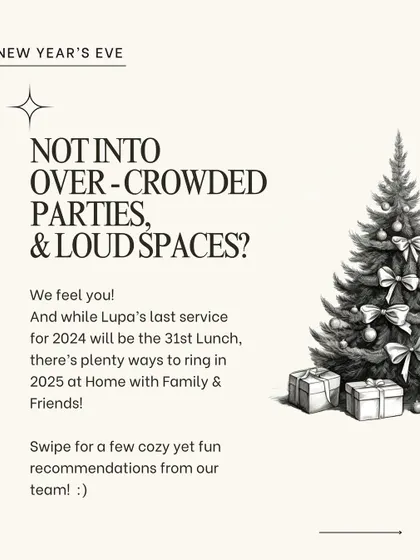 Not into overcrowded NYE parties? I get it. This post shared our alternative plan: a pre-NYE jam session and cozy recommendations for a night in.