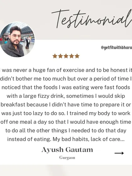 Ayush's story of moving from bad habits like skipping meals to a structured plan is a common one. The first step is realizing you need to do something.