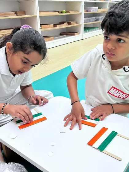 A glimpse into our festive celebrations, including Independence Day, Janmashtami, Ganesh Chaturthi, Diwali, and Christmas. Children participate in flag hoisting, dress in traditional attire, create festive crafts, and learn the significance of each occasion, fostering a deep appreciation for our diverse culture.