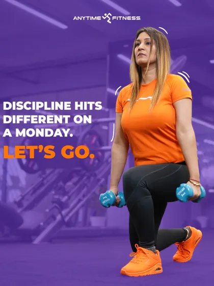 Discipline hits different on a Monday. It's time to start the week strong. Let's go.