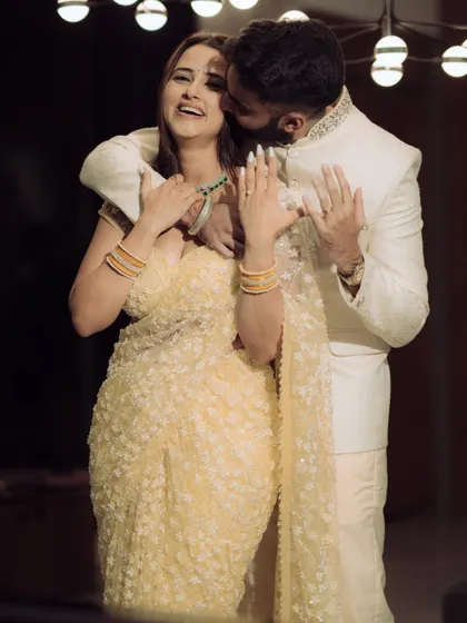 A quiet, soulful moment captured in a hidden corner of Mumbai. Offbeat locations can provide a beautiful, intimate backdrop for your love story.