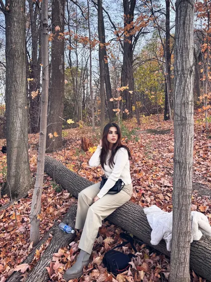 Another shot from my autumn photoshoot in the woods at Blue Mountain.
