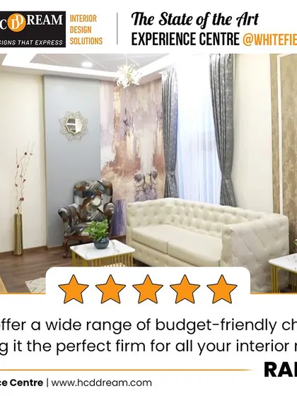 A five-star review from our client Rakhi P., who highlights our budget-friendly choices and the helpful, supportive team at our Experience Center. We strive to make every client's dream home a reality.