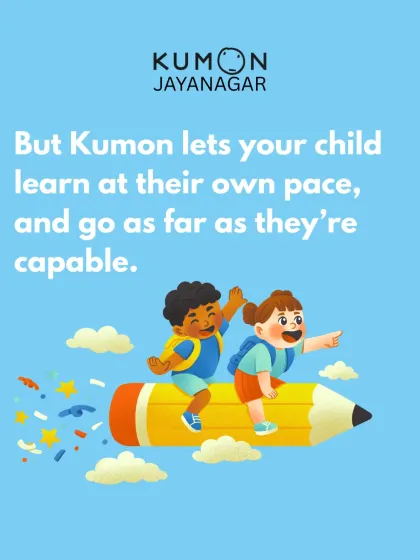 School often teaches by age, but I focus on ability. My program lets your child learn at their own pace, moving ahead when they're ready and building confidence, focus, and time management skills without pressure.