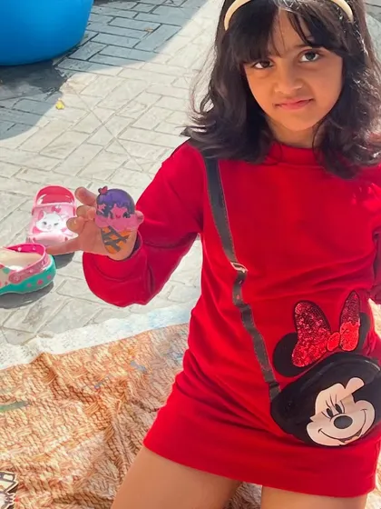 This little darling is showing off the tiny masterpiece she painted. It was our first Farmers Market, and the experience was truly overwhelming in the best way.