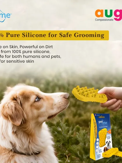 The 100% pure silicone material ensures safe grooming. It's gentle on the skin but powerful on dirt, and it's safe for both humans and pets, even those with sensitive skin.