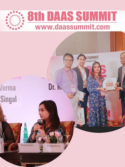 My commitment to dermatology goes beyond my clinic. Here I am speaking as a faculty member at the 8th DAAS Summit, sharing my knowledge with fellow dermatologists. I believe continuous learning and contributing to the medical community is essential to providing the best patient care.