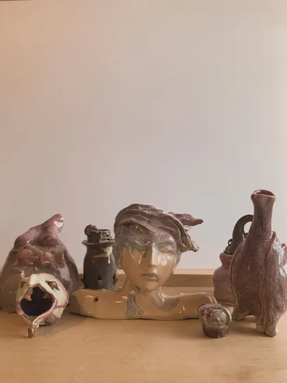 A collection of stunning, complex sculptures created by a self-taught artist who uses our kiln services. His work is a true inspiration.