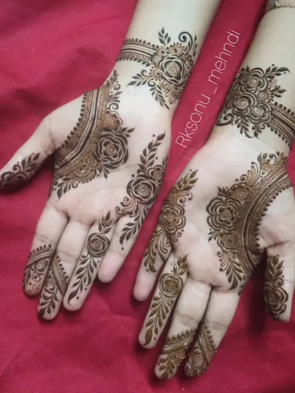 This collection showcases more of my diverse design work. Each piece is a unique blend of floral, geometric, and traditional patterns, demonstrating the versatility of mehndi art.