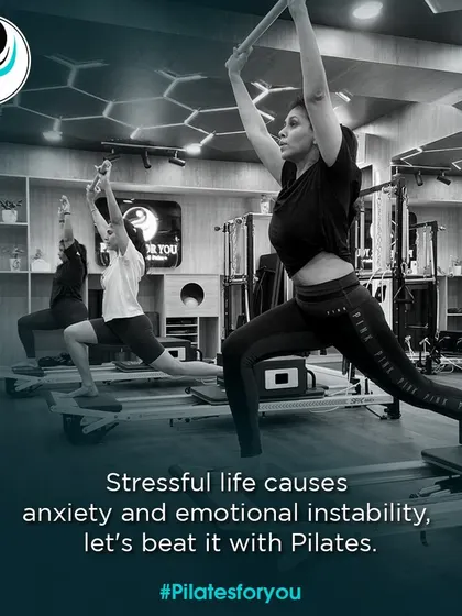 This lunge with an arm raise is a graceful yet powerful full-body movement. It demonstrates how Pilates builds strength and flexibility in a coordinated way.