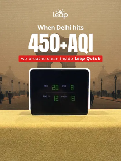 When Delhi's AQI is high, we breathe clean inside Leap Qutub. Our advanced air filtration systems and real-time AQI monitors ensure a healthy training environment, no matter the conditions outside.