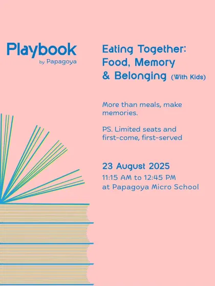 Our "Eating Together" workshop focuses on food, memory, and belonging, showing families how to make memories, not just meals.