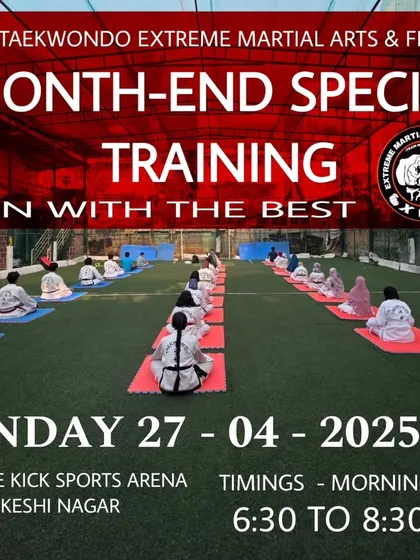 An announcement for a special month-end training session, an example of how we go the extra mile for our students.