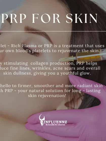 PRP, or Platelet-Rich Plasma, is a natural way to rejuvenate the skin. It uses your own blood's growth factors to stimulate collagen, helping to reduce fine lines and improve acne scars.