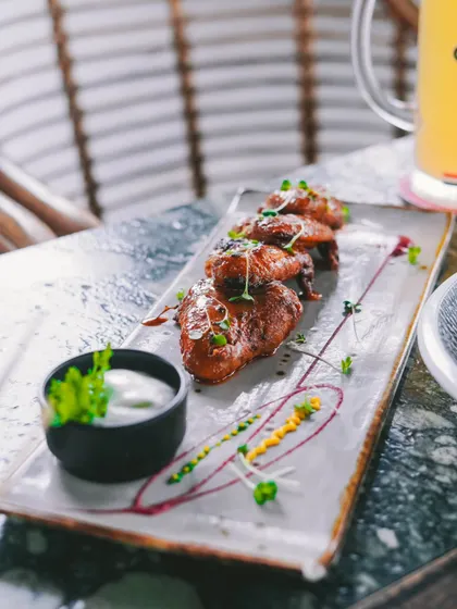 Our spicy chicken wings are the perfect companion to a cold beer, especially on a Monday.