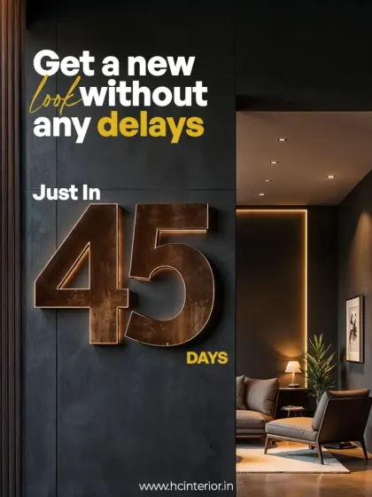Get a new look without any delays. We pride ourselves on our efficient process, delivering stunning home transformations in just 45 days.