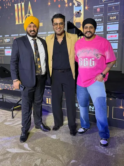 Posing with guests at the IIIA Awards. It's always great to be part of events that recognize excellence in the industry.