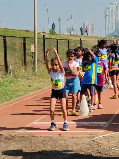A young long jumper mid-flight, perfectly captured during our athletics competition. My goal is to create opportunities like this for athletes to shine and showcase their talent.