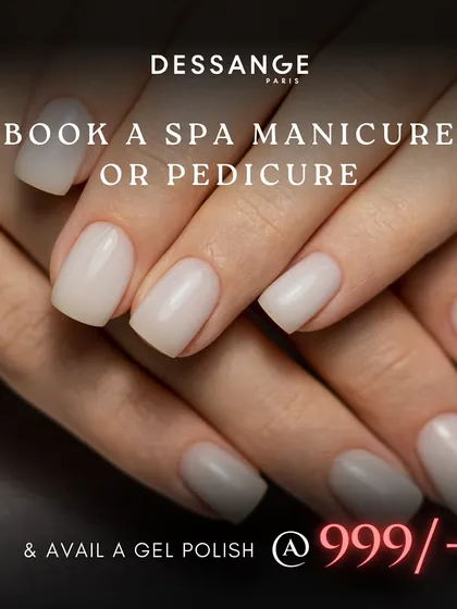 Take advantage of our special offer: book a spa manicure or pedicure and get a long-lasting gel polish for a special price.
