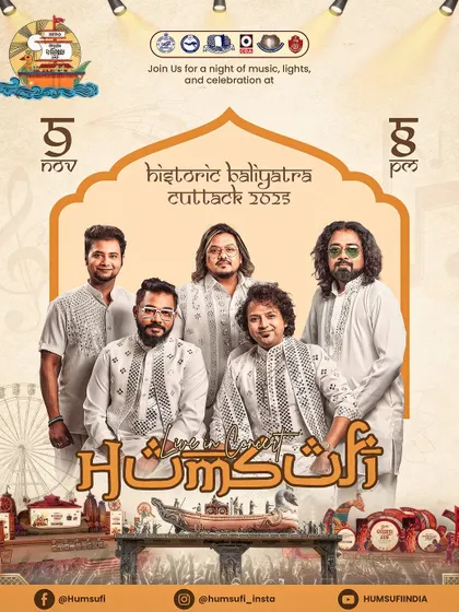 Our official poster for the historic Baliyatra festival in Cuttack. It was an honor to be part of such a legendary event.
