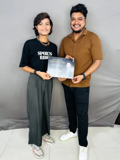 From our successful batch 0.10, another certified hairstylist ready for her career.