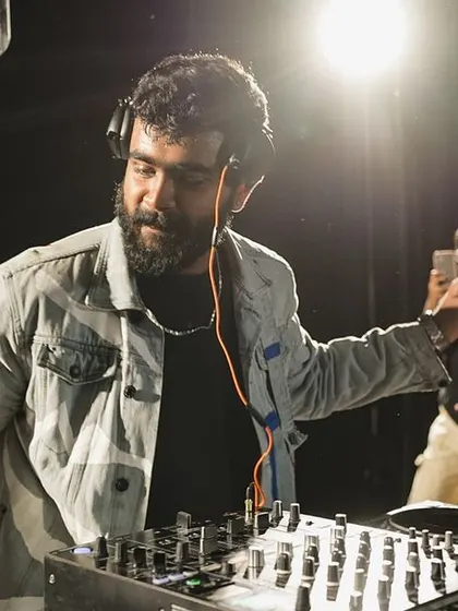 A candid moment of me enjoying the music and the crowd's reaction during my set at the BIT Summit.