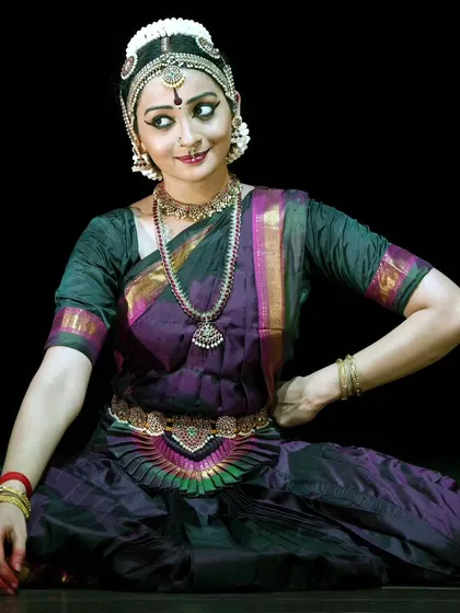 A seated portrait from a performance in Mangaluru, where I had the honor of presenting a solo recital.