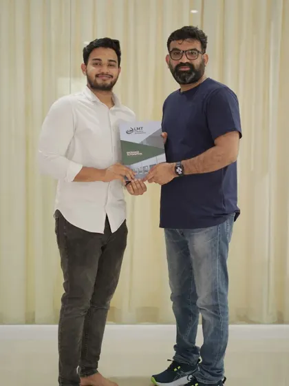 A snapshot of the collaboration between our director Shaheen and influencer Ebadurahman Tech.