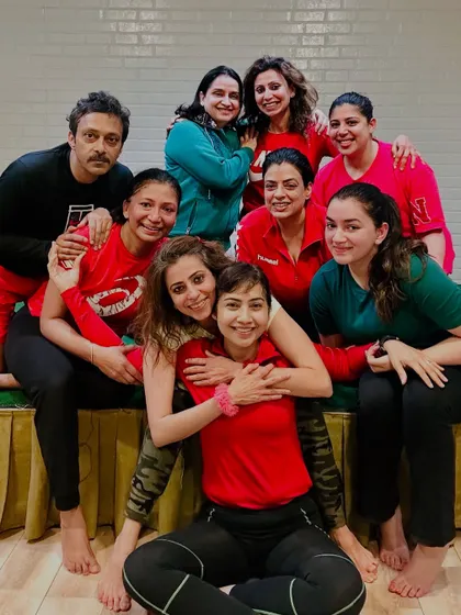 The smiles and connection after a challenging practice say it all. This is our yoga family, supporting each other at the end of our year-end workshop. It is this sense of community that makes the practice so much more meaningful.