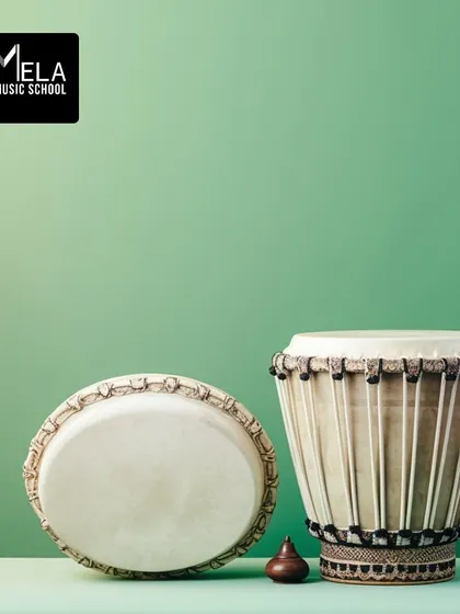 A closer look at the Tabla and Mridangam. Our classes honor the rich tradition of these percussion instruments while teaching practical playing skills.