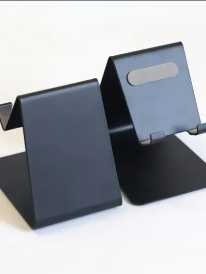 These metal phone stands are lightweight yet sturdy, perfect for holding your phone during video calls or just for easy access.